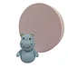 hippo and bear set natural latex bath toy
